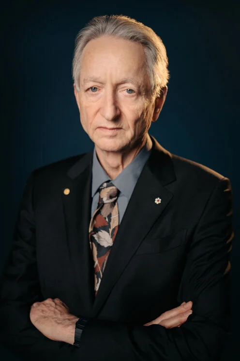 Portrait of Geoffrey Hinton